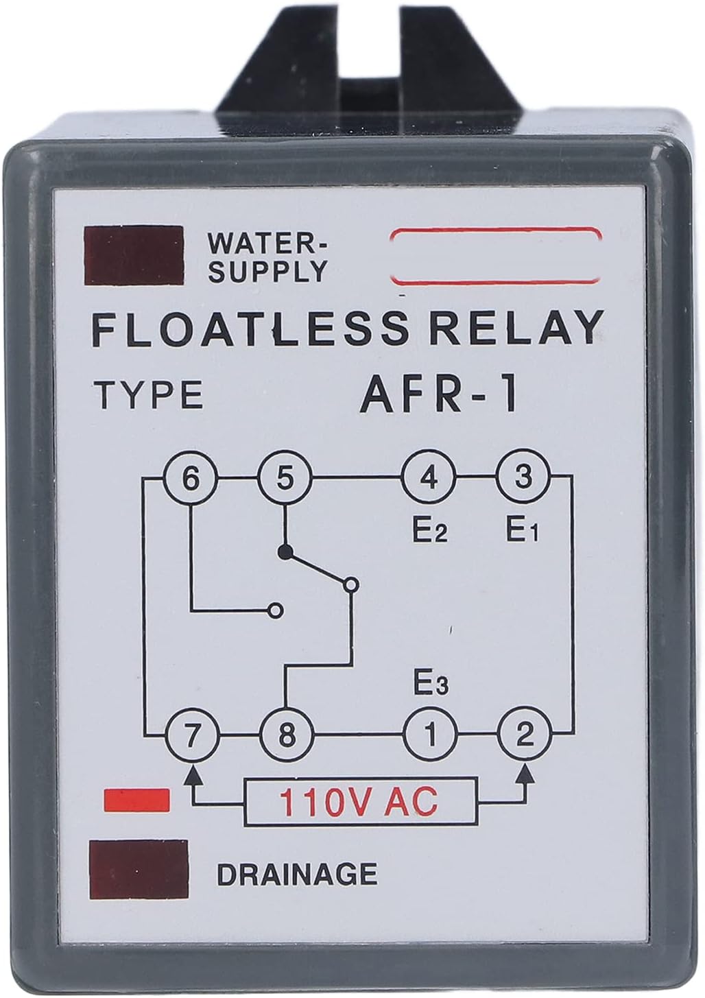 AFR‑1 AC 110V Floatless Level Switch Liquid Level Controller Floatless Level Relay Water Level Switch Control Relay