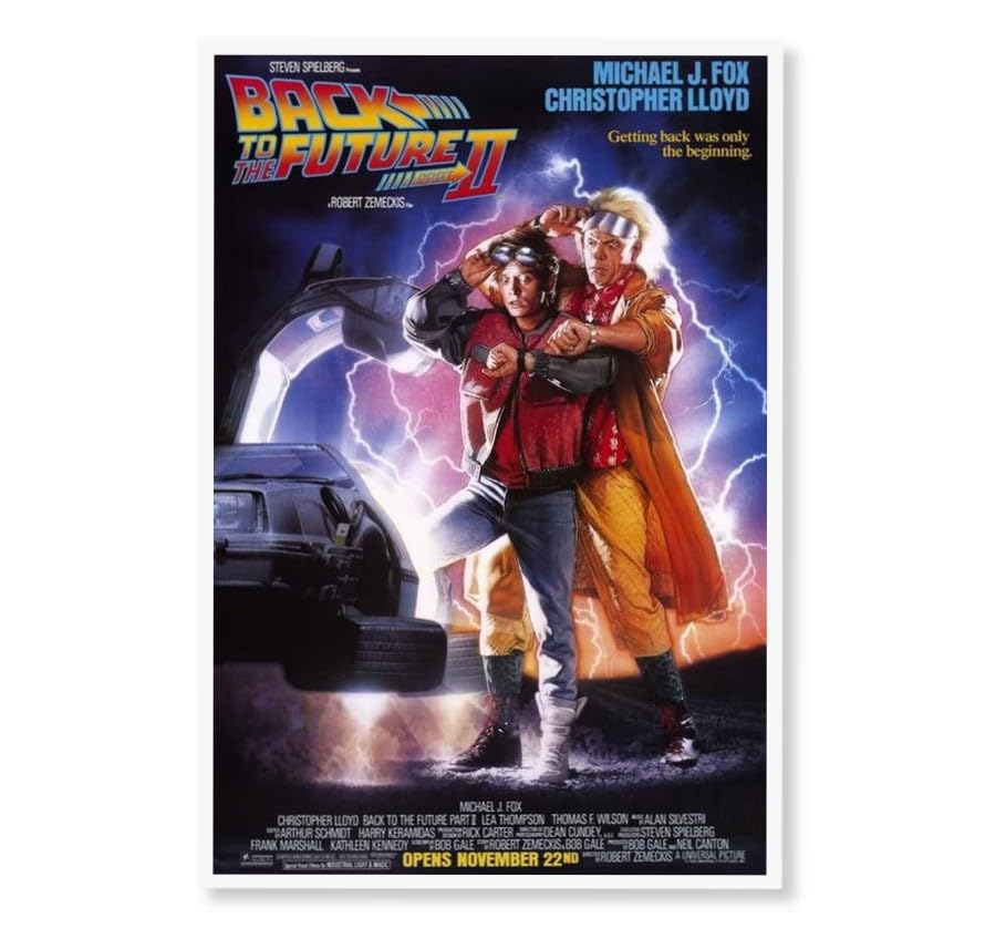 Amazon.co.jp: 【フレーム付-白-】映画ポスター バック