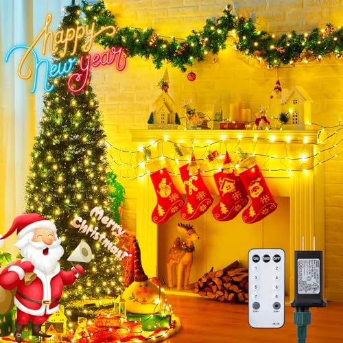 LED Christmas Net Lights, 300LED 32FT Waterproof String Lights with Timer Remote, Tree Trunk Wrap Christmas Net Lights for Indoor Outdoor Home Tree Palm Pillar Xmas Party Yard Decoration, Warm White LED Christmas Net Lights, 300LED 32FT Waterproof String Lights with Timer Remote, Tree Trunk Wrap Christmas Net Lights for Indoor Outdoor Home Tree Palm Pillar Xmas Party Yard Decoration, Warm White