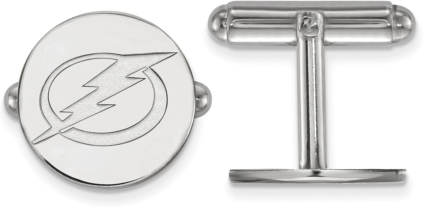 Tampa Bay Lightning Cufflinks (Sterling Silver)
