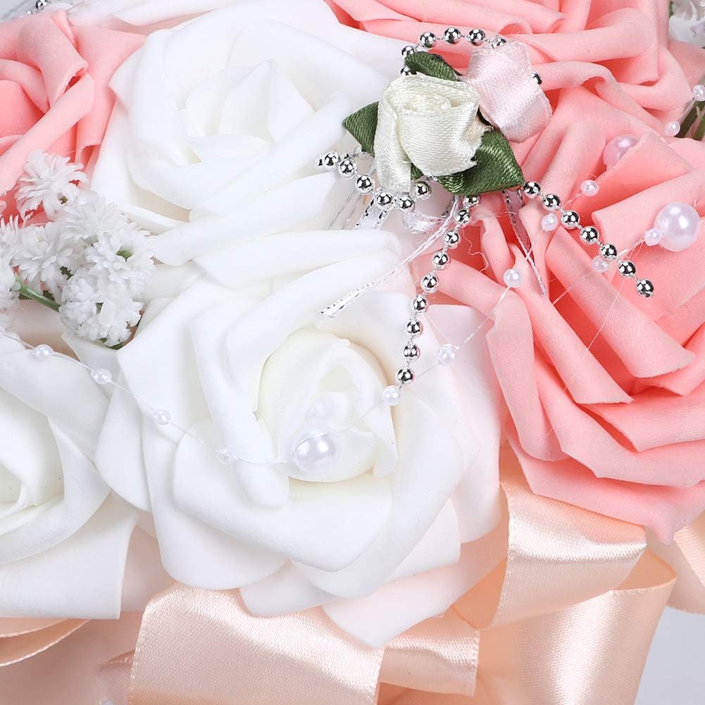 Yctze Elegant Artificial Wedding Bouquet, Bridal Simulation Holding Flowers for Wedding Decoration and Supplies (#14)