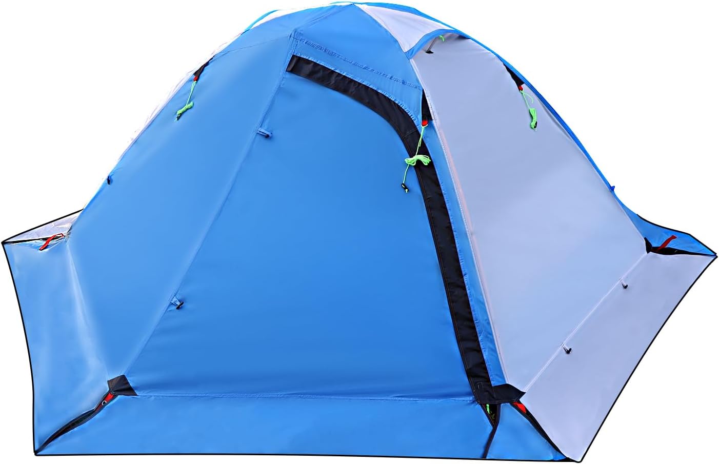 Winter Camping Tent - Lightweight & Waterproof Backpacking Tent, 2 Person 4 Season Tent for Snow and Cold Weather, Double Layer 2 1 Man Tent for Outdoor Camping, Backpacking, Hiking