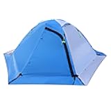 HIKERBRO Winter Camping Tent - Lightweight & Waterproof Backpacking Tent, 2 Person 4 Season Tent for Snow and Cold Weather, Double Layer 2 1 Man Tent for Outdoor Camping, Backpacking, Hiking