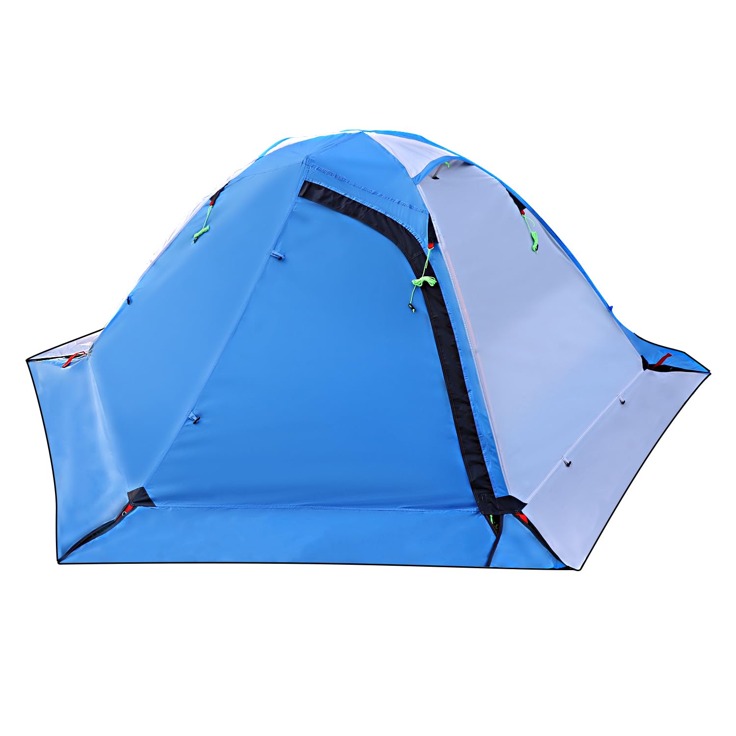 Winter Camping Tent - Lightweight & Waterproof Backpacking Tent, 2 Person 4 Season Tent for Snow and Cold Weather, Double Layer 2 1 Man Tent for Outdoor Camping, Backpacking, Hiking-image-16