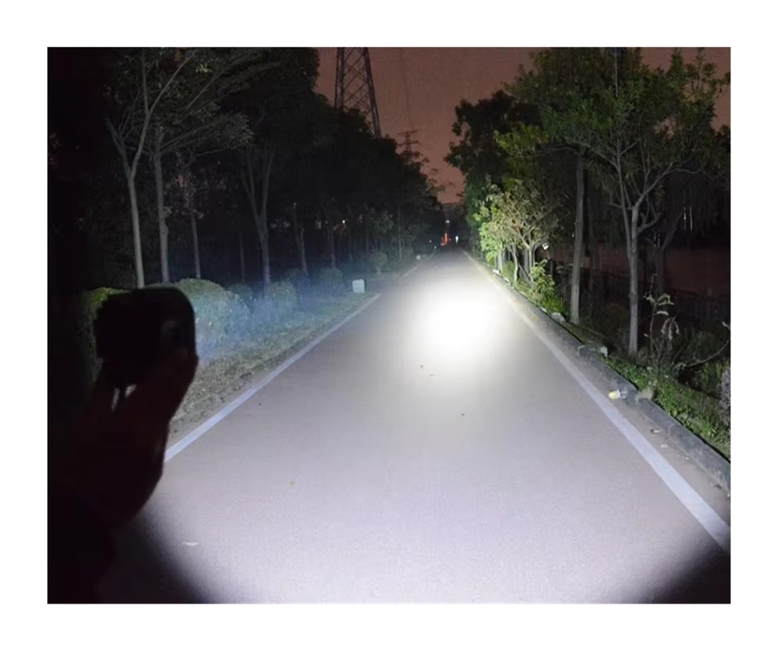 Proyector Moto Faros Delanteros para ATV para Scooter para Café para Racer 1 Pieza Luces LED Antiniebla Conducción 4000LM 4 Piezas Chips Alta Potencia Foco Trabajo