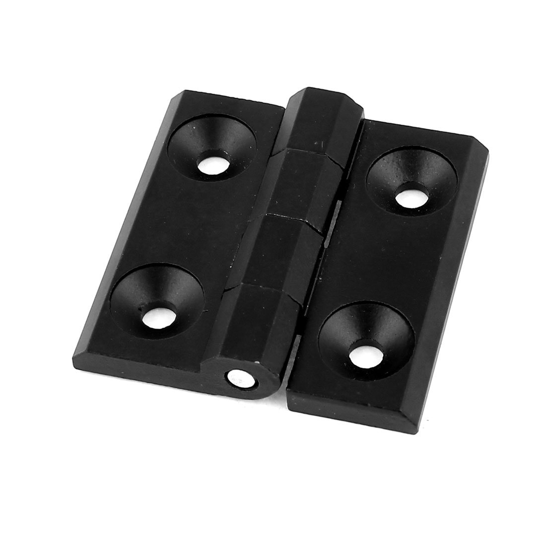 Aexit Closet Cabinet Clothes Hangers Metal Ball Bearing Interior Door Butt Children's Clothes Hangers Hinge Black