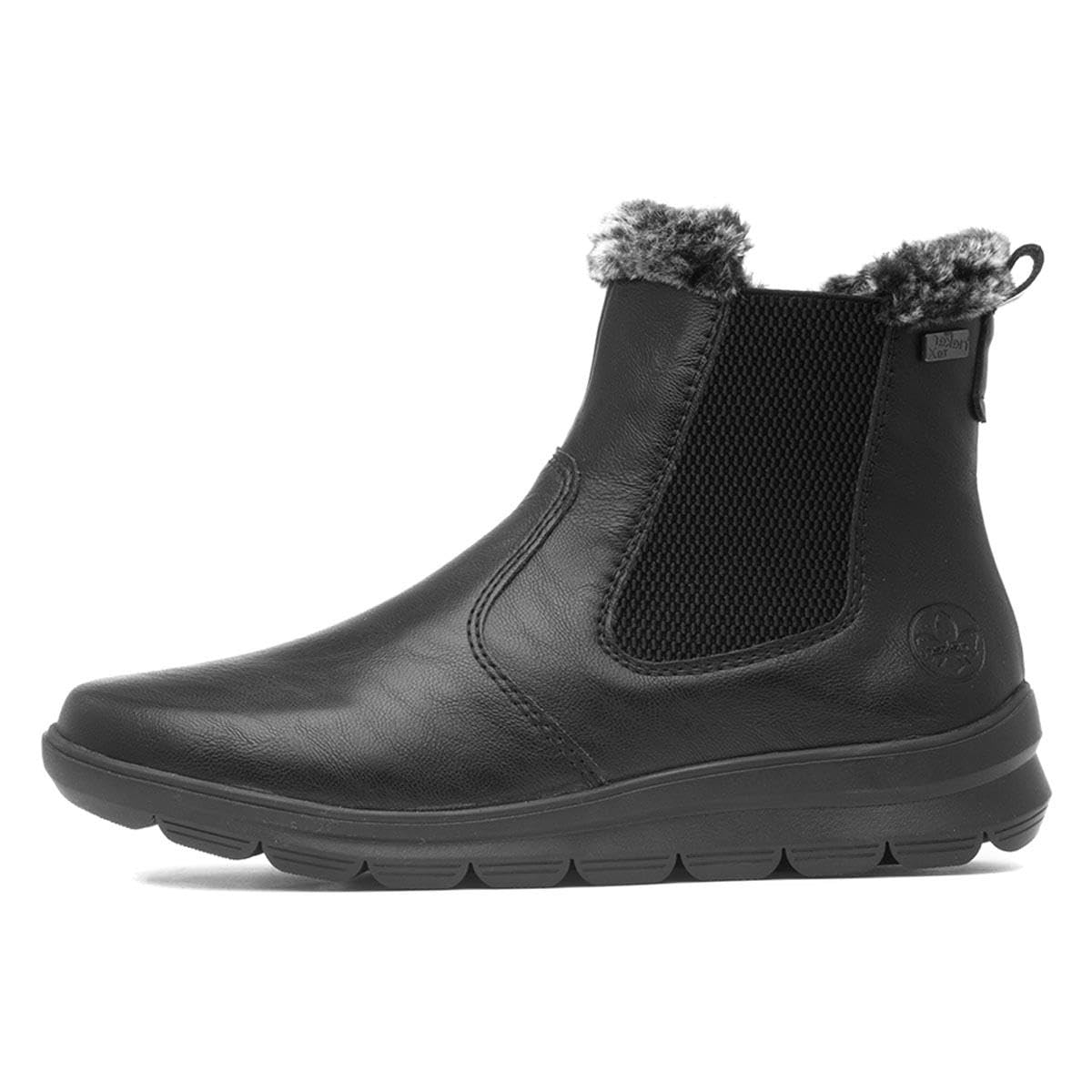 Rieker Z0061-00 Womens Boots Black