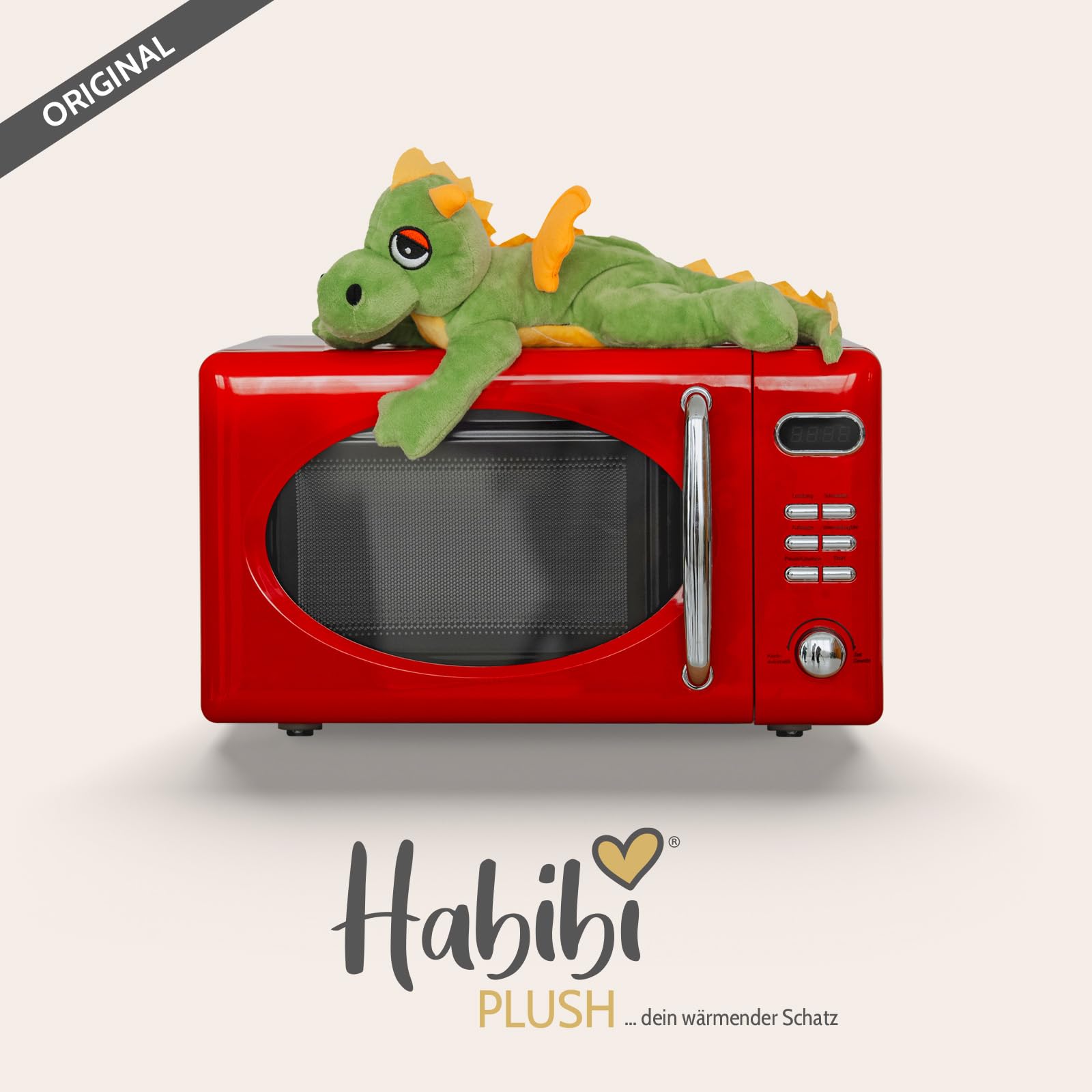 Habibi Plush Calor Dragón Verde