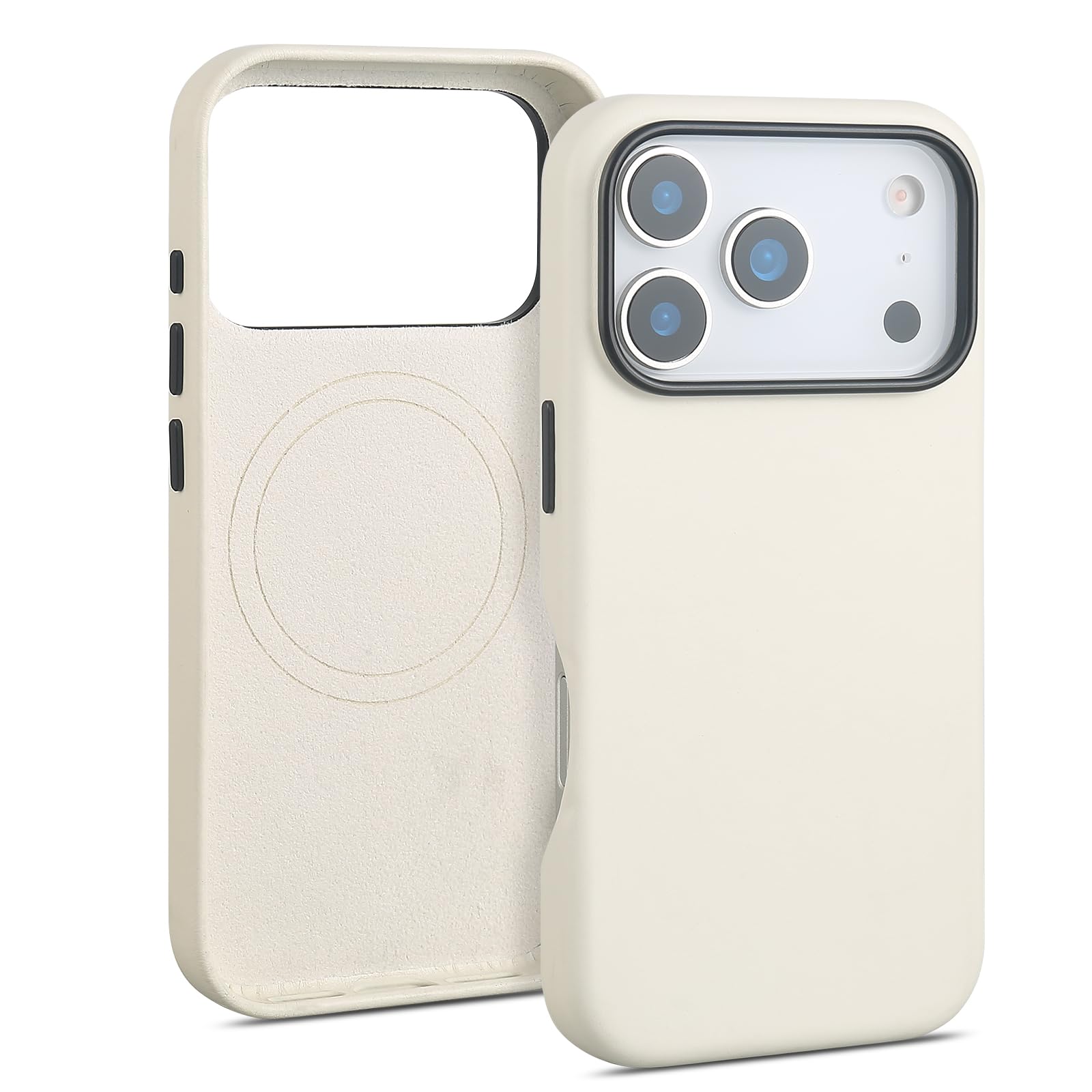mobee Genuine Leather Case for iPhone 17 Pro Max / 18 Pro Max (6.9 inch), Vintage Pull-up…