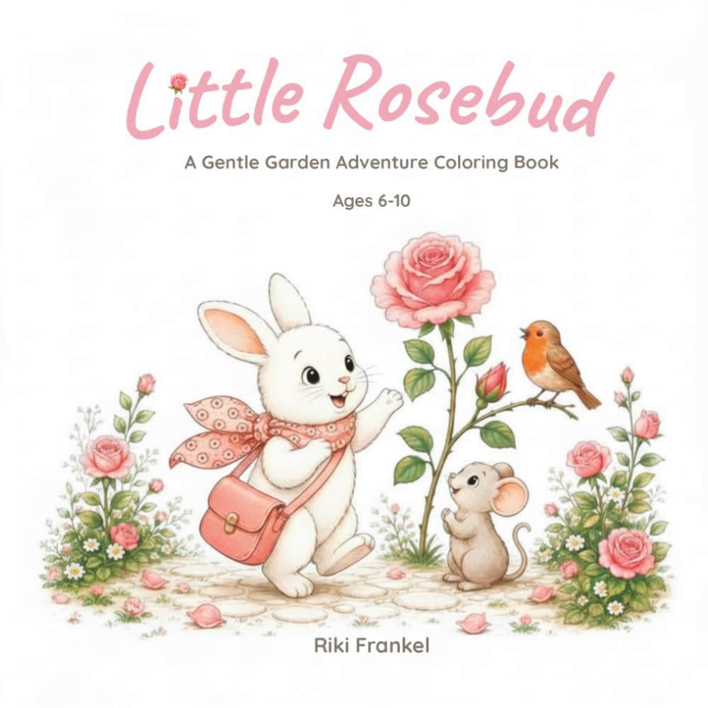 Little Rosebud: A Gentle Garden Adventure Coloring Book