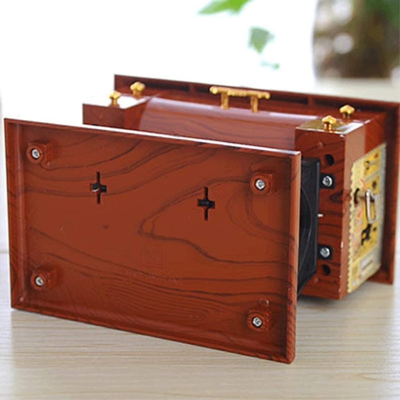 Caja de música Caja De Musica Niña Caja De Música De Máquina De Coser Caja De Música De Decoración De Plástico con Cajón para Cumpleaños De Navidad Caja Musical Personalizada(17 * 10 * 22cm)