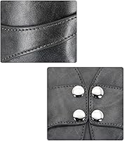 Vista 5 de Bolsa de tijeras, cuero suave, peluquería, peluquería, tijeras, funda para estilista, bolsa de herramientas con cinturón para el hombro