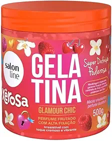 Glamour Chic Gelatina Capilar Xêrosa para Cachos 500g