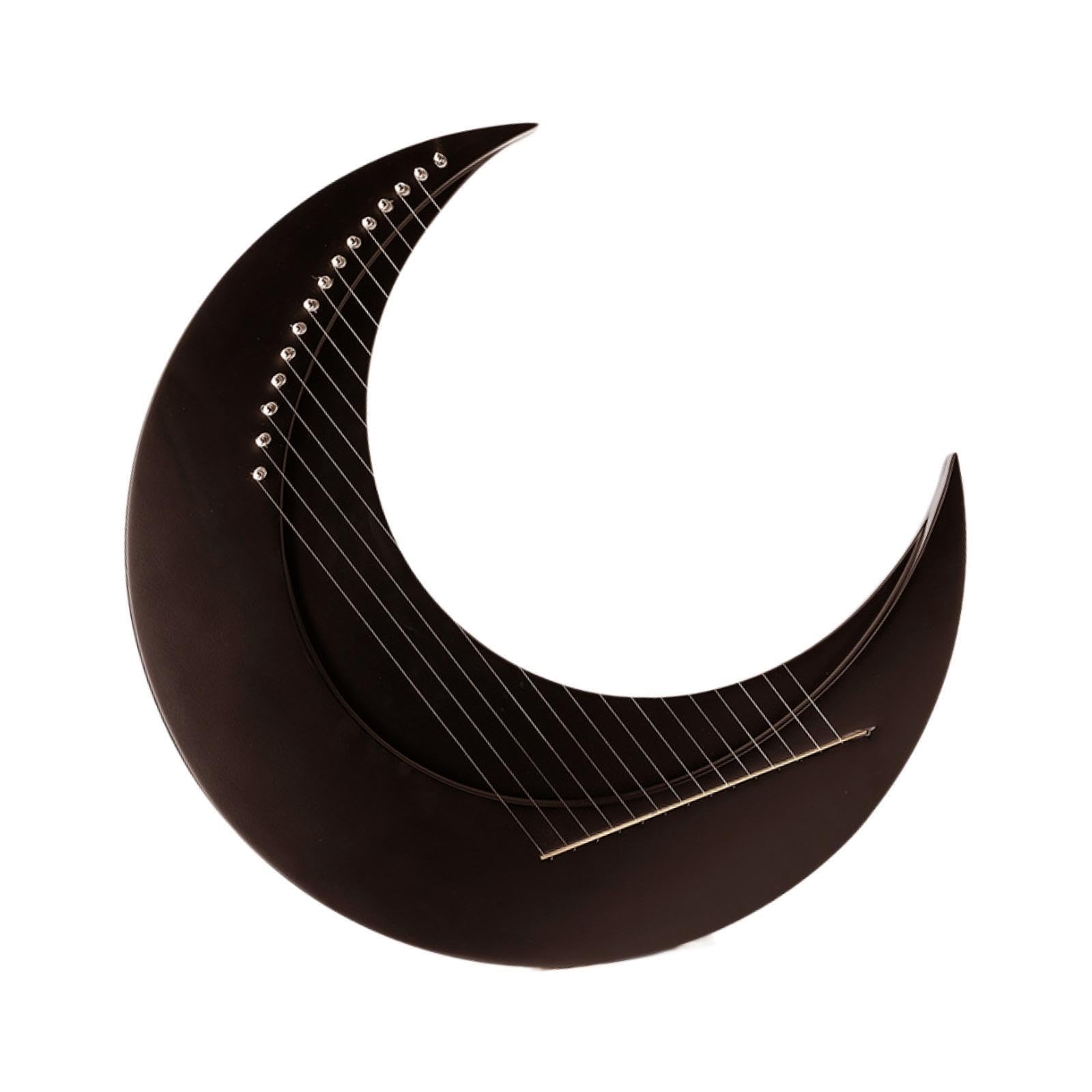 #N/a Lyres Harp de 15 Cuerdas Instrumento Elegante Inspiración Mitológica Caja Musical Cuerda Orquestal Adecuado para Músicos Principiantes