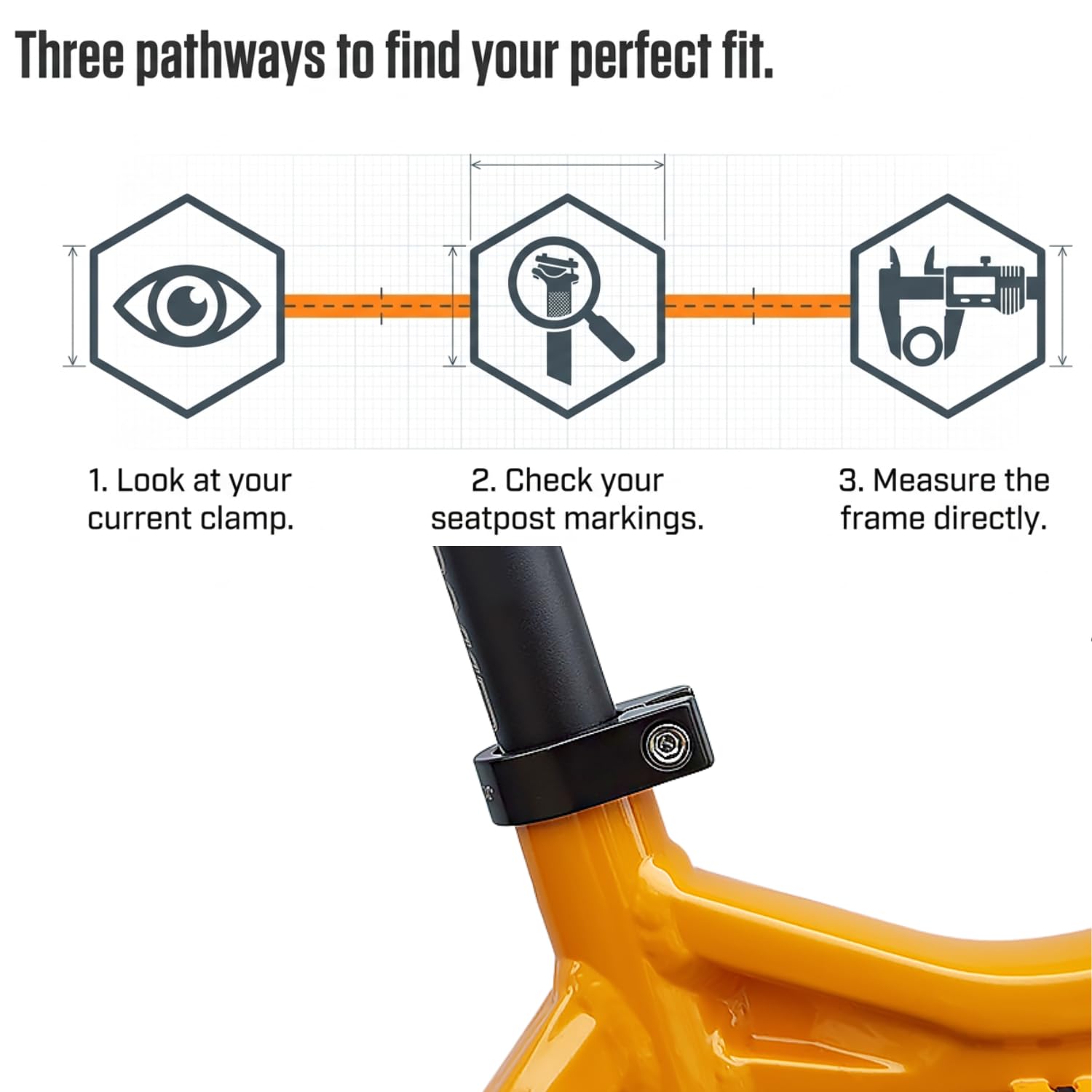Amazon.co.jp: ONIPAX 盗難防止 自転車 シート ポスト クランプ
