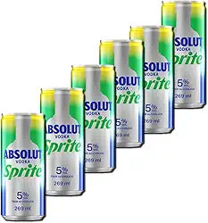 Pack Bebida Mista Alcoólica Absolut Vodka Sprite - 6 unidades de lata 269ml
