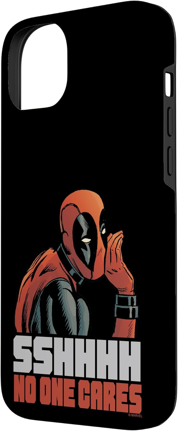 Marvel Deadpool Sshhhh No One Cares Case for iPhone 14 Plus