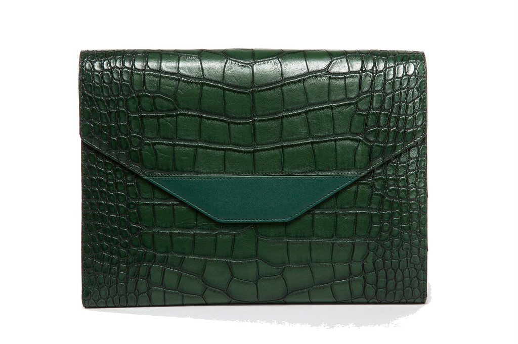 Hang Accessories RFID Blocking Tablet Organizer (Green)