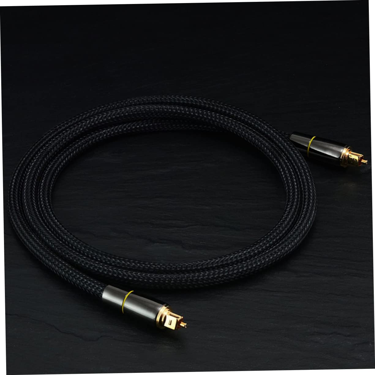 jojofuny Câble Optique Audio Numérique 20m, Fibre Optique Noire, Gaine Souple, Qualité de Signal, pour Barre de Son, Tv et Console de Jeux
