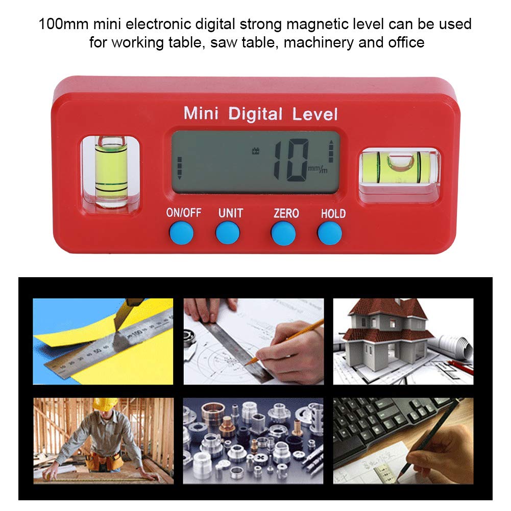 Niveau électronique, Niveau Numérique de Poche, Niveau de Torpille Numérique Programmable Magnétique, Détecteur D'angle, Jauge de Biseau, Outil de Mesure électronique, Niveaux