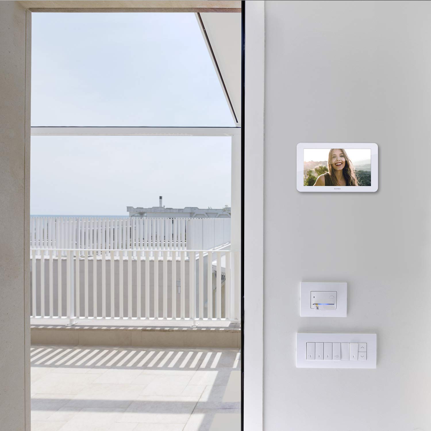 Vimar K40917 monitor touch supplementare per videocitofono alim. multispina