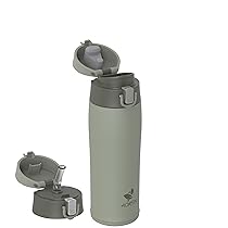 AORIN Borraccia Termica, Borraccia in Acciaio Inox 18, 8, 500ml Borraccia Bambini, Bottiglia Termica Senza BPA e Perdite, Thermos per Sport, Outdoor e Pendolarismo con 2 Coperchi