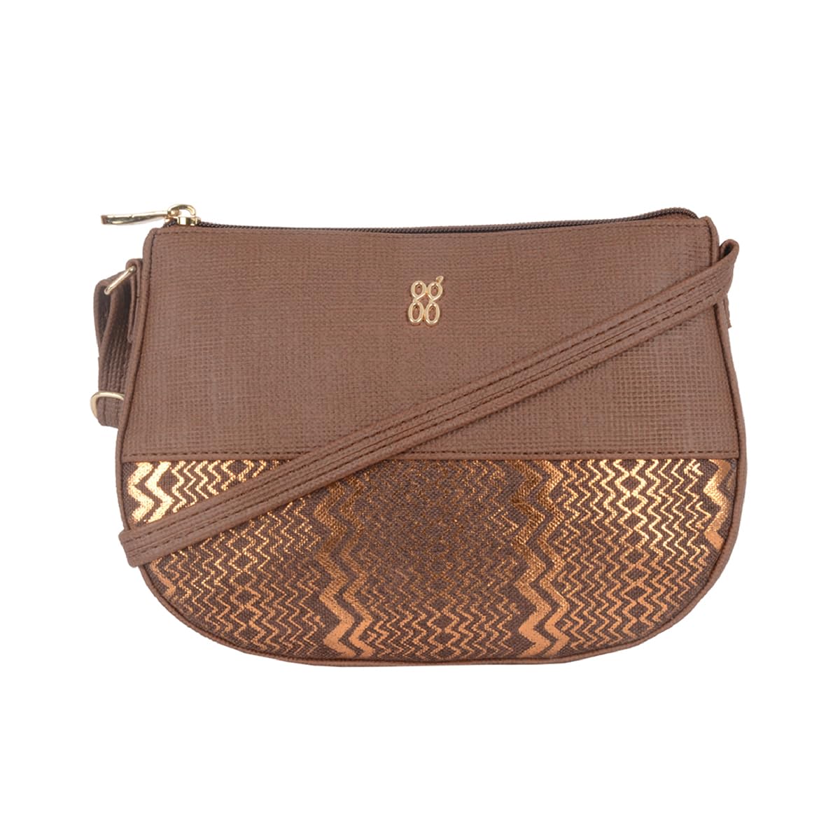 Baggit Women Brown Saddle Sling Bag Xl Size | Ladies Stylish Casual Cross Body Purse Handbag (B0CWDKVKT5) Amazon Price History, Amazon Price Tracker