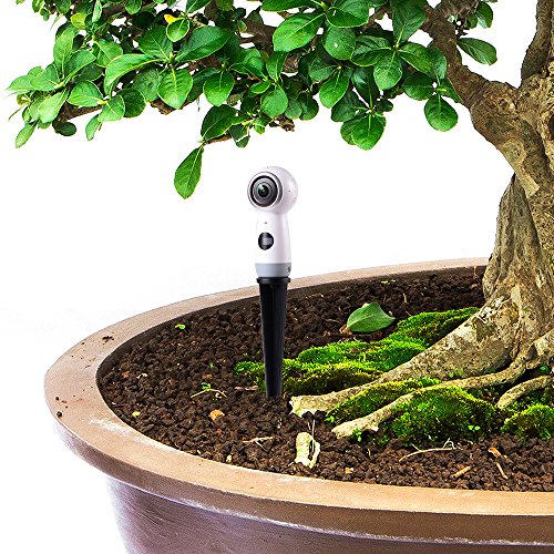 Spike Pole Mount Ground Stake For Insta360 One R Samsung Gear 360 2017 Edition Cam,360Fly 360° Cam,Ricoh Theta V Sc2 M15,Lg 360,Nikon Keymission 170/360&Garmin Virb 360 Cam #TOP5