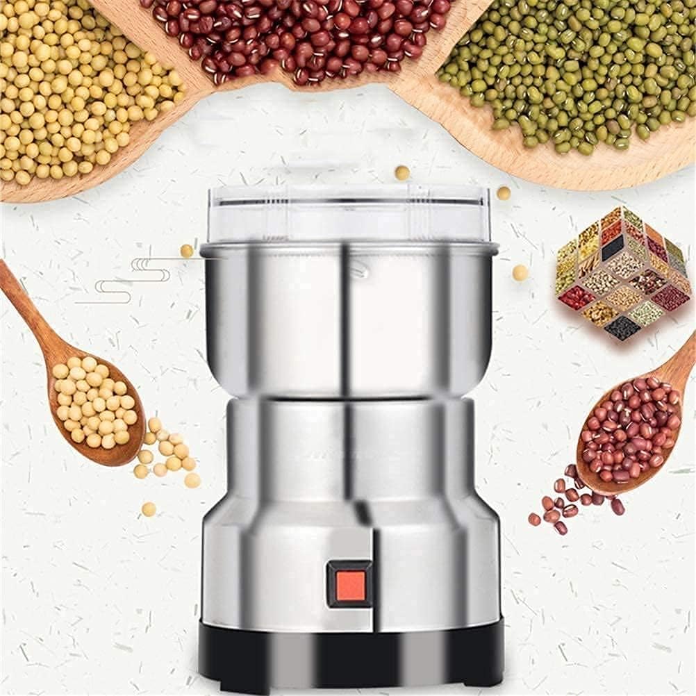 Grain Crusher Electric Coffee Grinder 200W Low Noise Mill Spice Herb Grinding Tool Stainless Steel Electric Coffee Bean Grinder