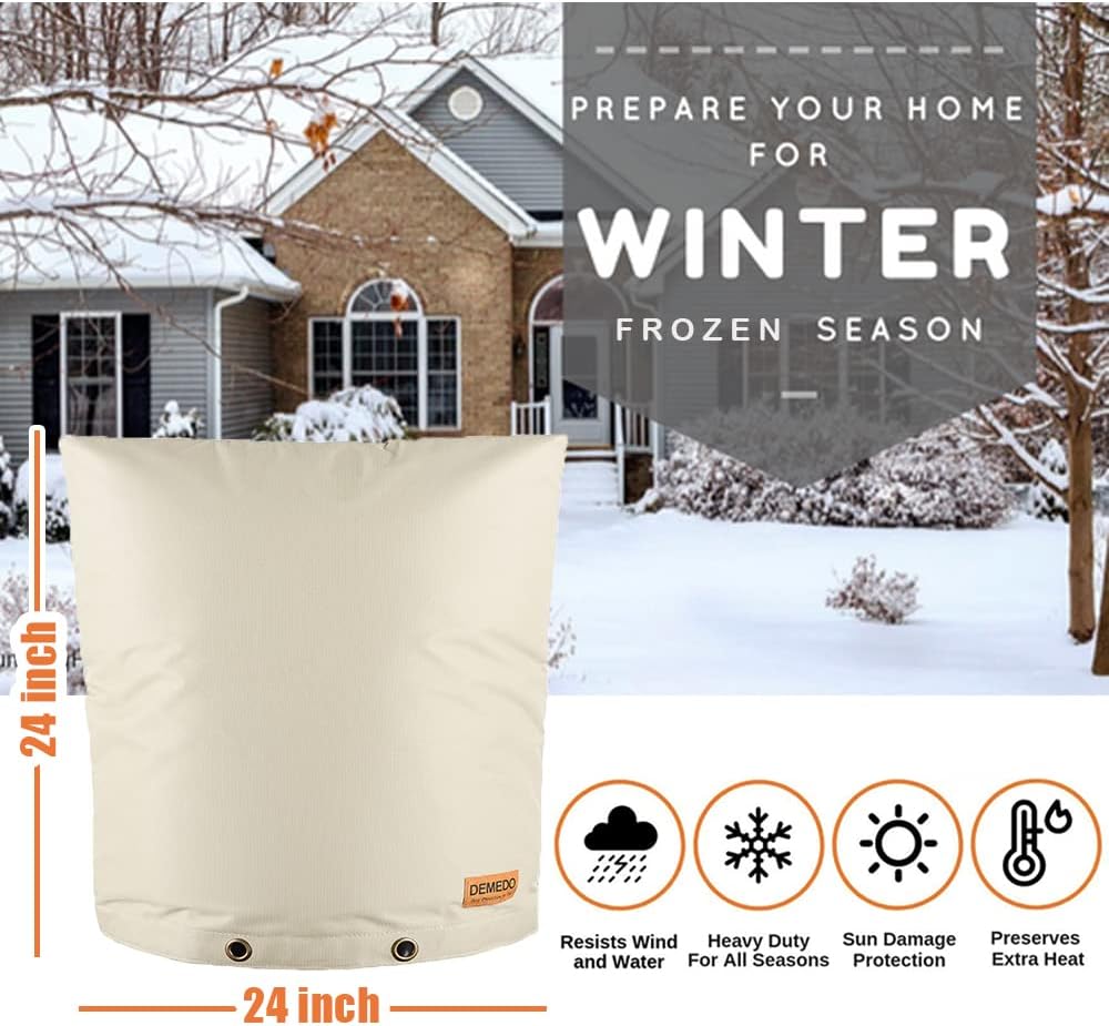 Backflow Preventer Insulation Cover Bundle with Pipe Insulation Tape