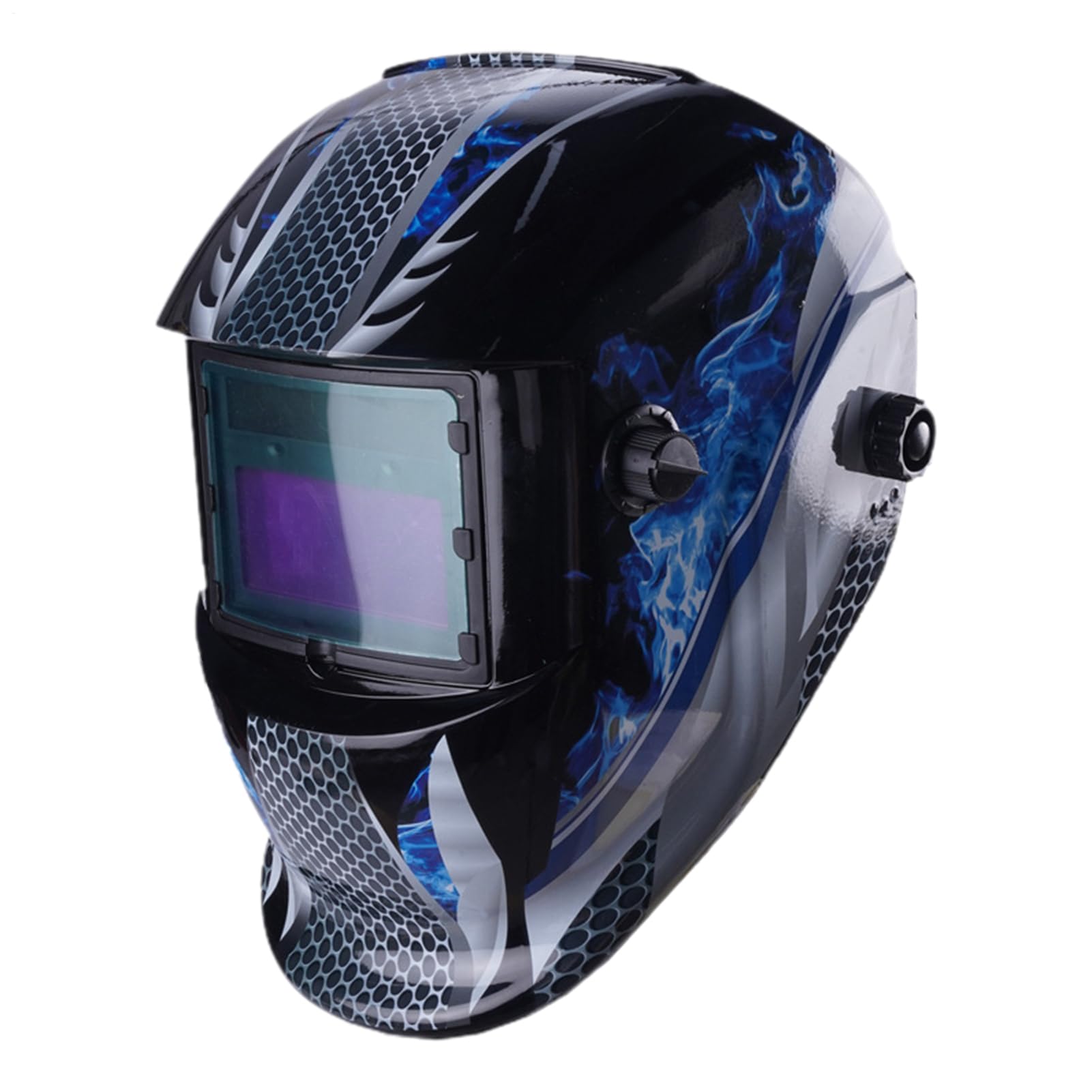 Capot auto-obscurcissant, cagoule de soudage à vision large | Masque de
