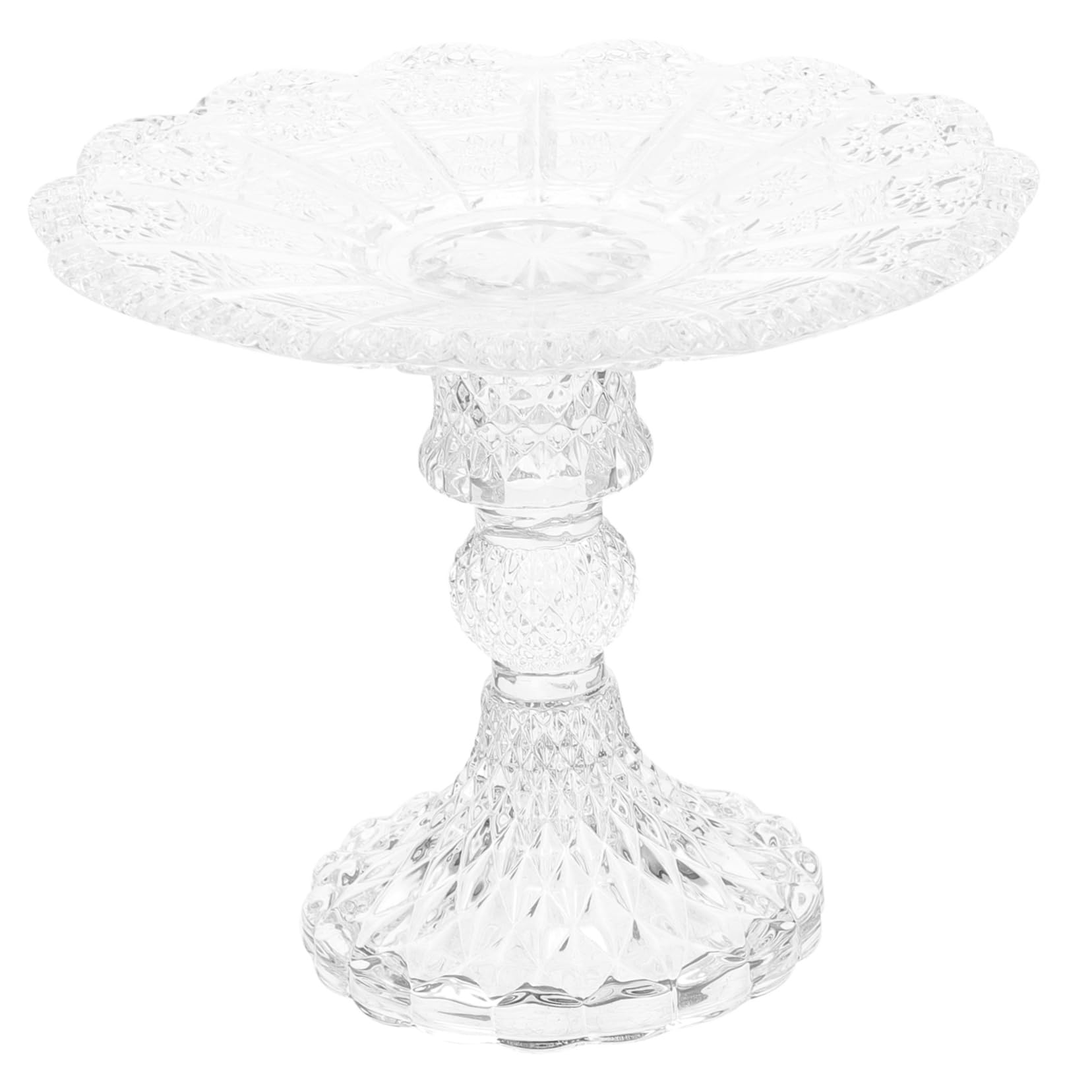 Plat de service à fruits secs Mikinona en verre pour vos buffets et réceptions à la maison