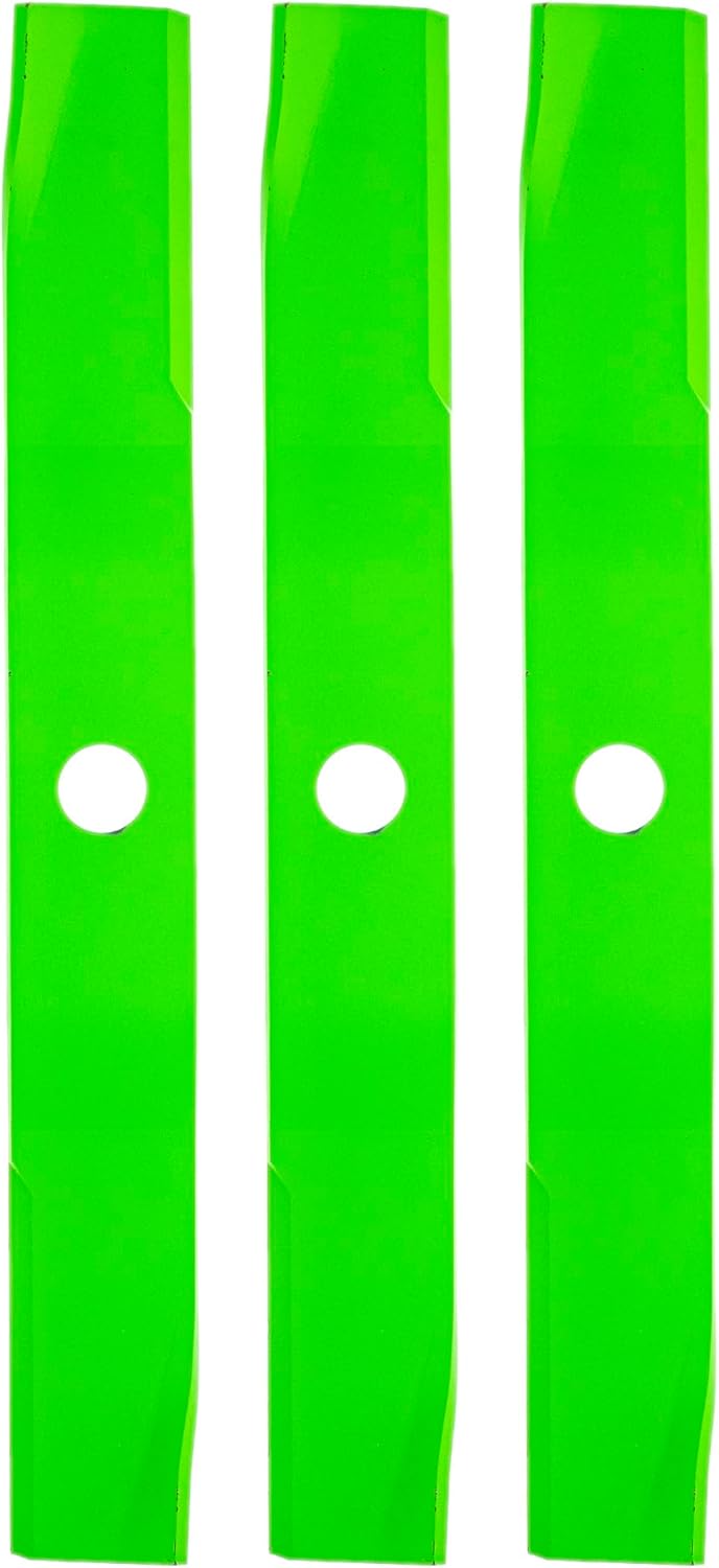 8TEN LawnRAZOR Blade for Kioti CS2410 CS2210 CS2510 SM2410 SM2460 MM603-21311 MM605-21311 60-Inch Deck Medium Lift 3 Pack