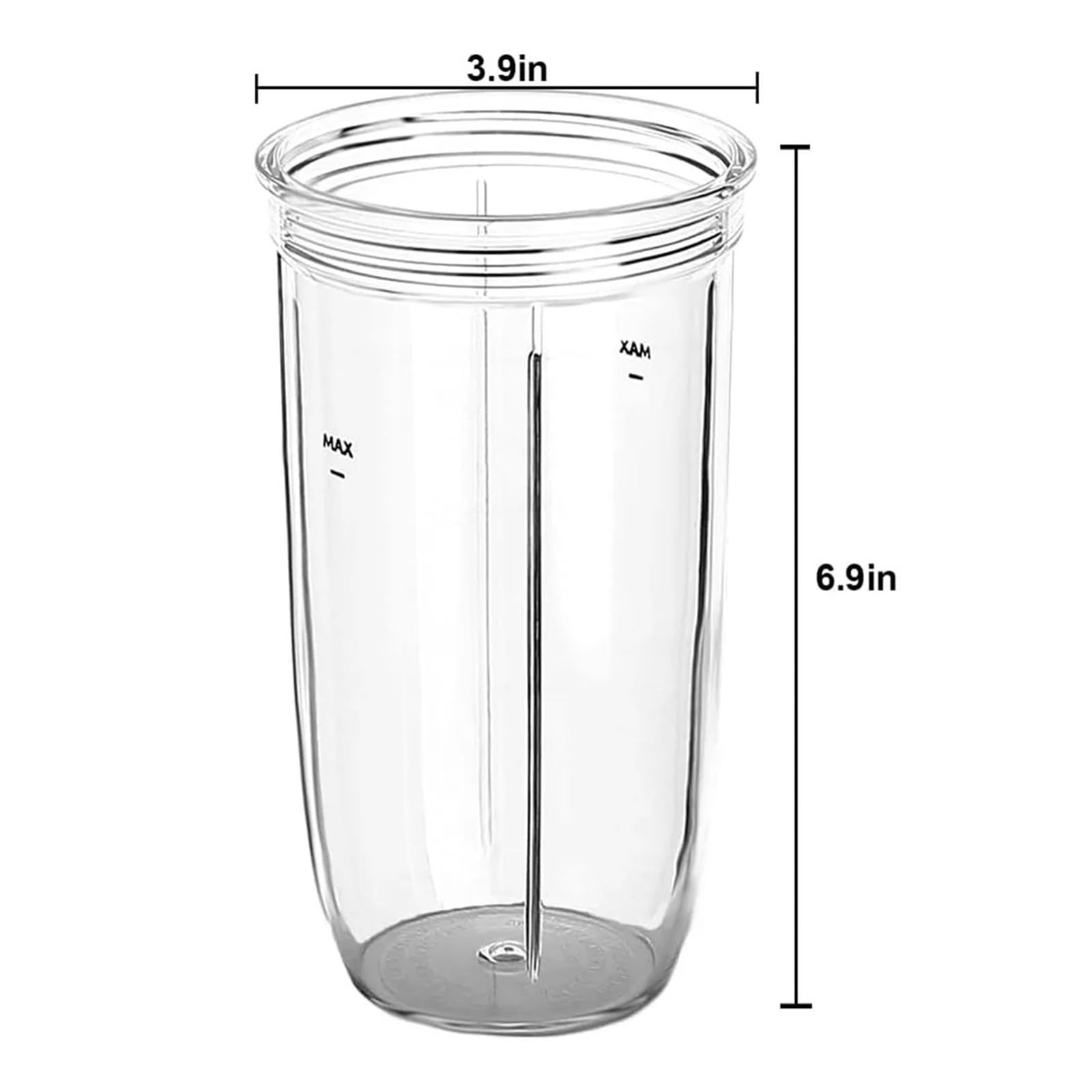 Vaso de repuesto de 24 oz con tapa compatible con NutriBullet Pro 1000