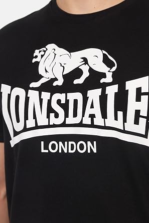 Lonsdale Men's Logo Regular Fit T-Shirt