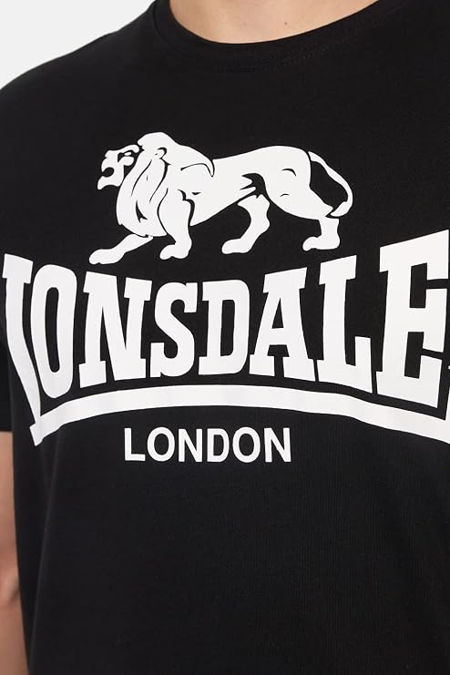 Lonsdale Men's Logo Regular Fit T-Shirt