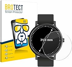 brotect Glass Screen Protector for Watches (Circular, Diameter: 31 mm) 9H Glass Protective Film [Anti-Scratch, Transparent]