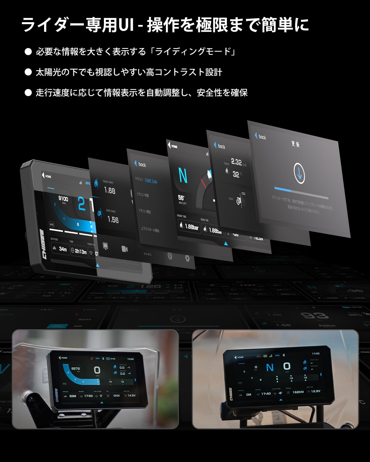 【2025年最新モデル】新品　AKEEYO AIO-6 LTE　スマートモニター Amazon.co.jp: AKEEYO×CHIGEE バイク スマートモニター AIO-6 LTE 4G