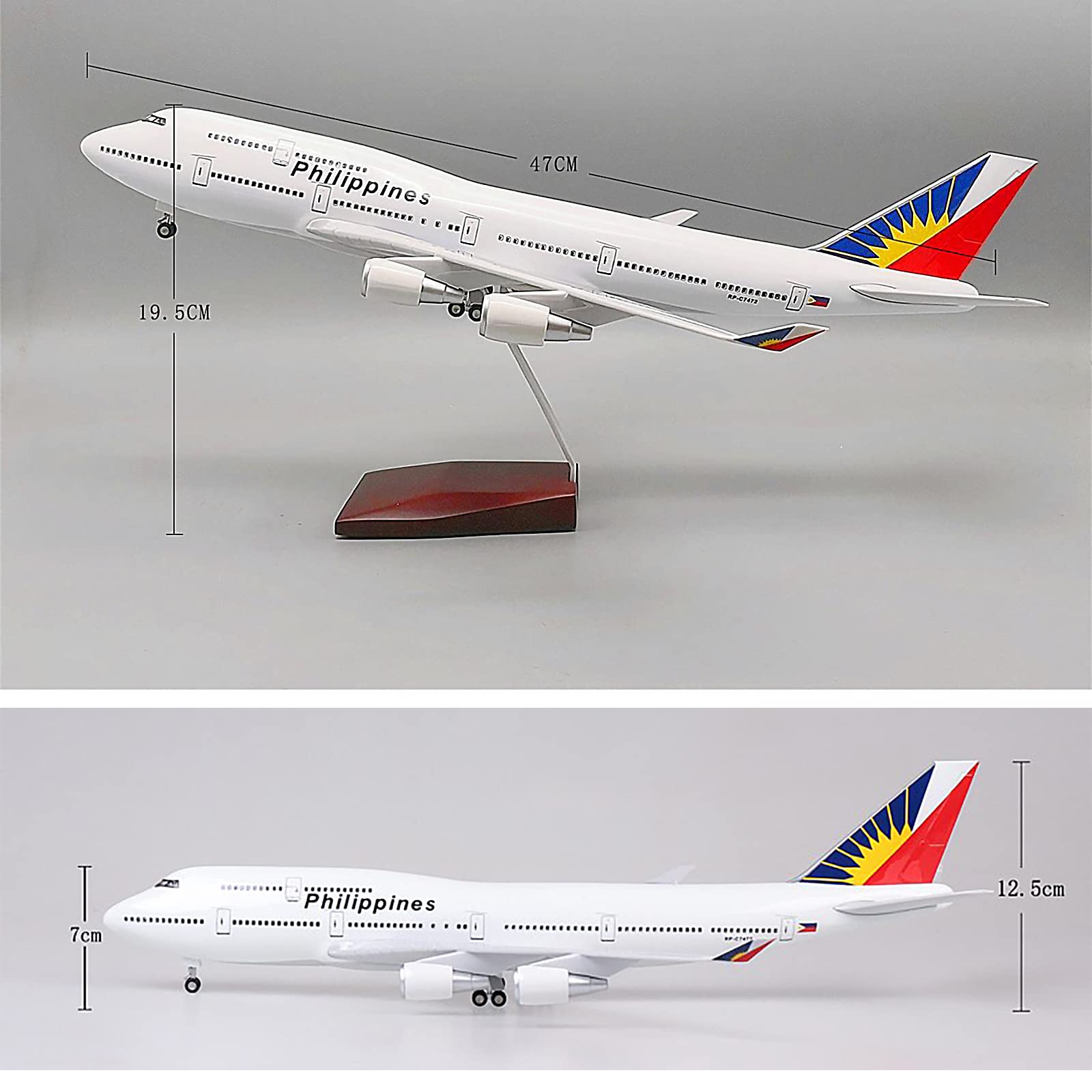 Amazon.co.jp: 航空機モデルフライトミニチュアボーイングB747
