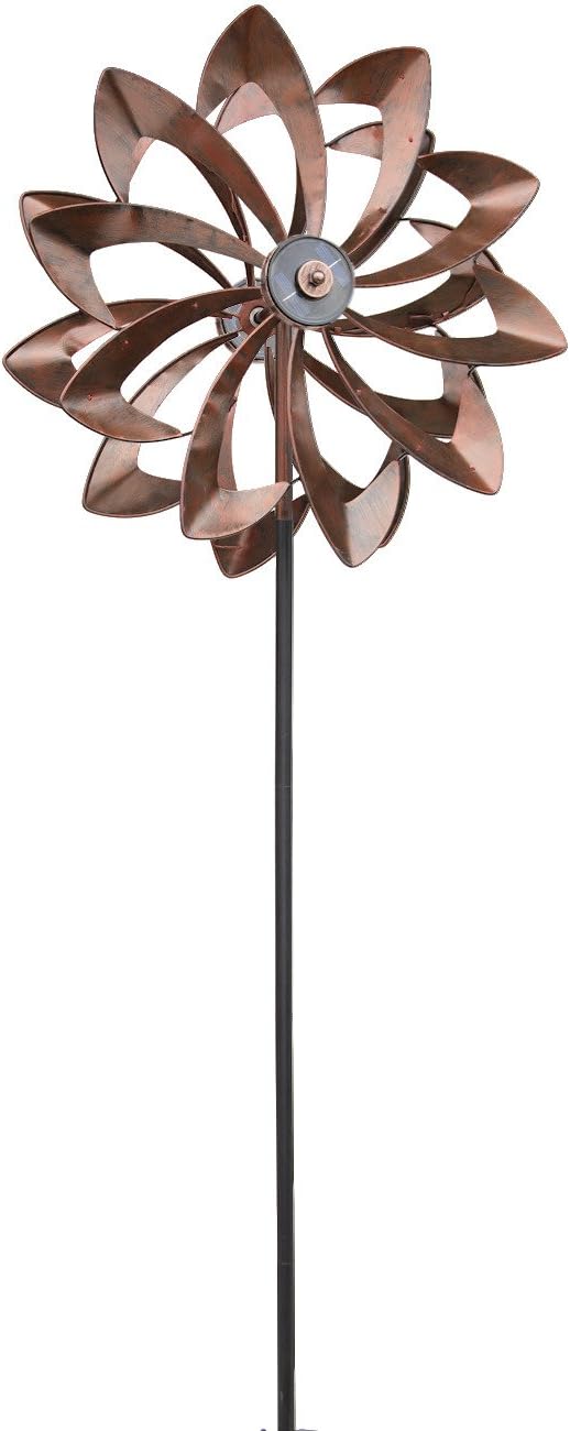 Plow & Hearth 53563-DCP Wind Spinner, Bronze