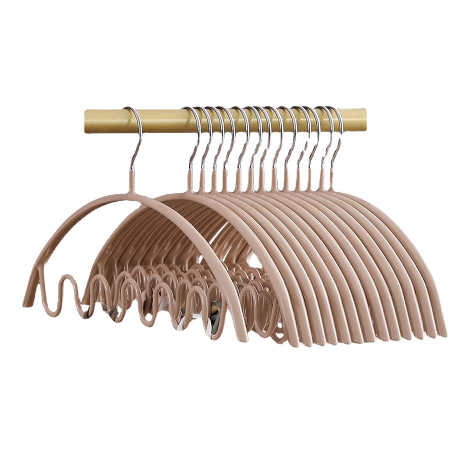 10pcs Multifunctional Clothes Hangers Drying Rack Closet Organizers Space Saving Storage for Scarves Ties Clothes Hanger