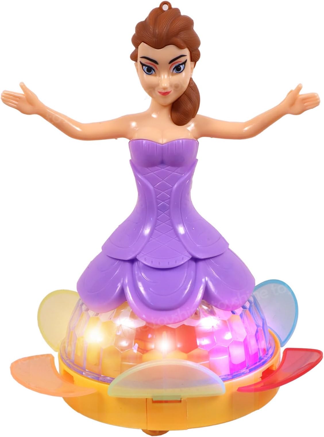 Toyshine Dream Princess Doll with Music and 4D Lights for Kids - Random Color