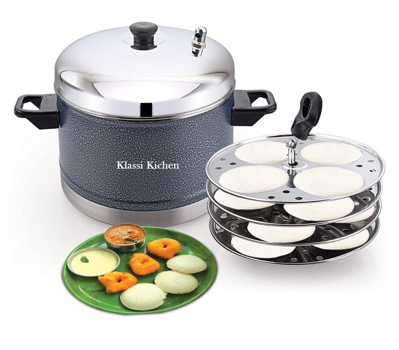 Buy KLASSI KICHEN Stainless Steel Idly Cooker, Induction and Stove ...
