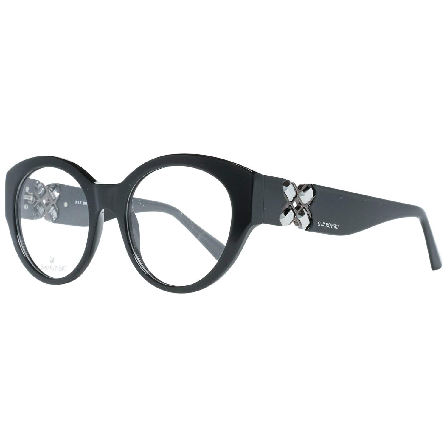 SWAROVSKI Ladies Black Round Eyeglass Frames SK522700150