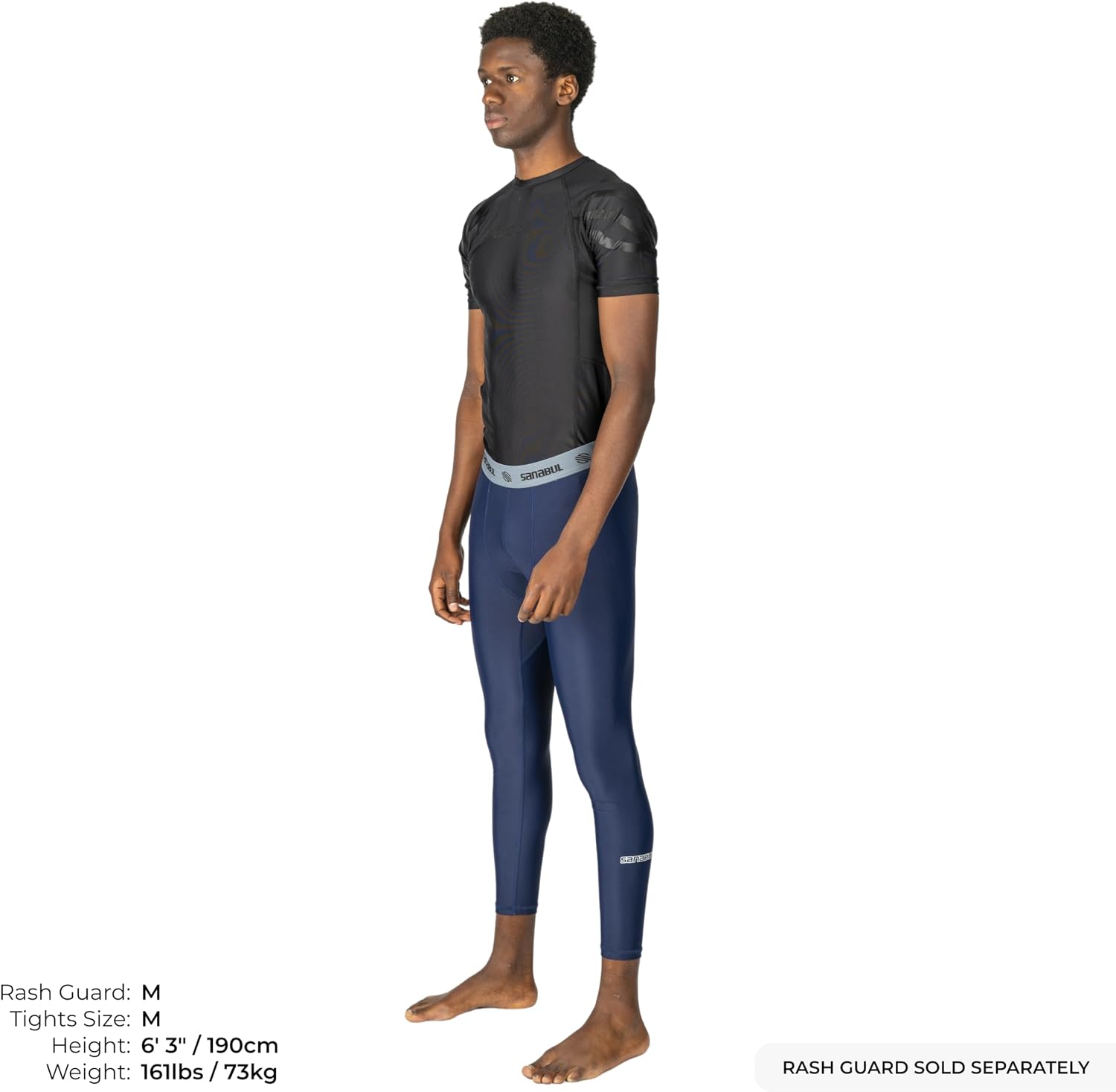 Sanabul Essential Compression Tights Men No Gi Jiu Jitsu Spats