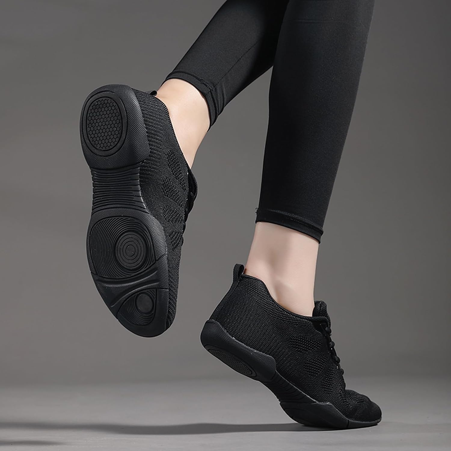 Eliogn Womens Cheer Dance Shoes Girls Cheerleading Dance Shoes Athletic Training Dance Breathable Cheer Competition Sneakers