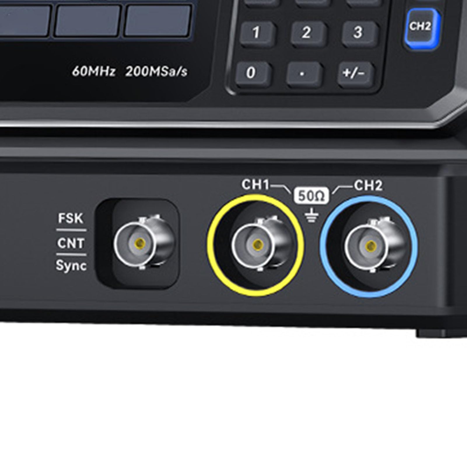 Jectse 30-MHz-Digitaloszilloskop, 2-Kanal-DDS-Signalgenerator-Multimeter, 200 /s Abtastrate, 4,3-Zoll-Touchscreen, Kfz-Oszilloskop-Frequenzanalysator
