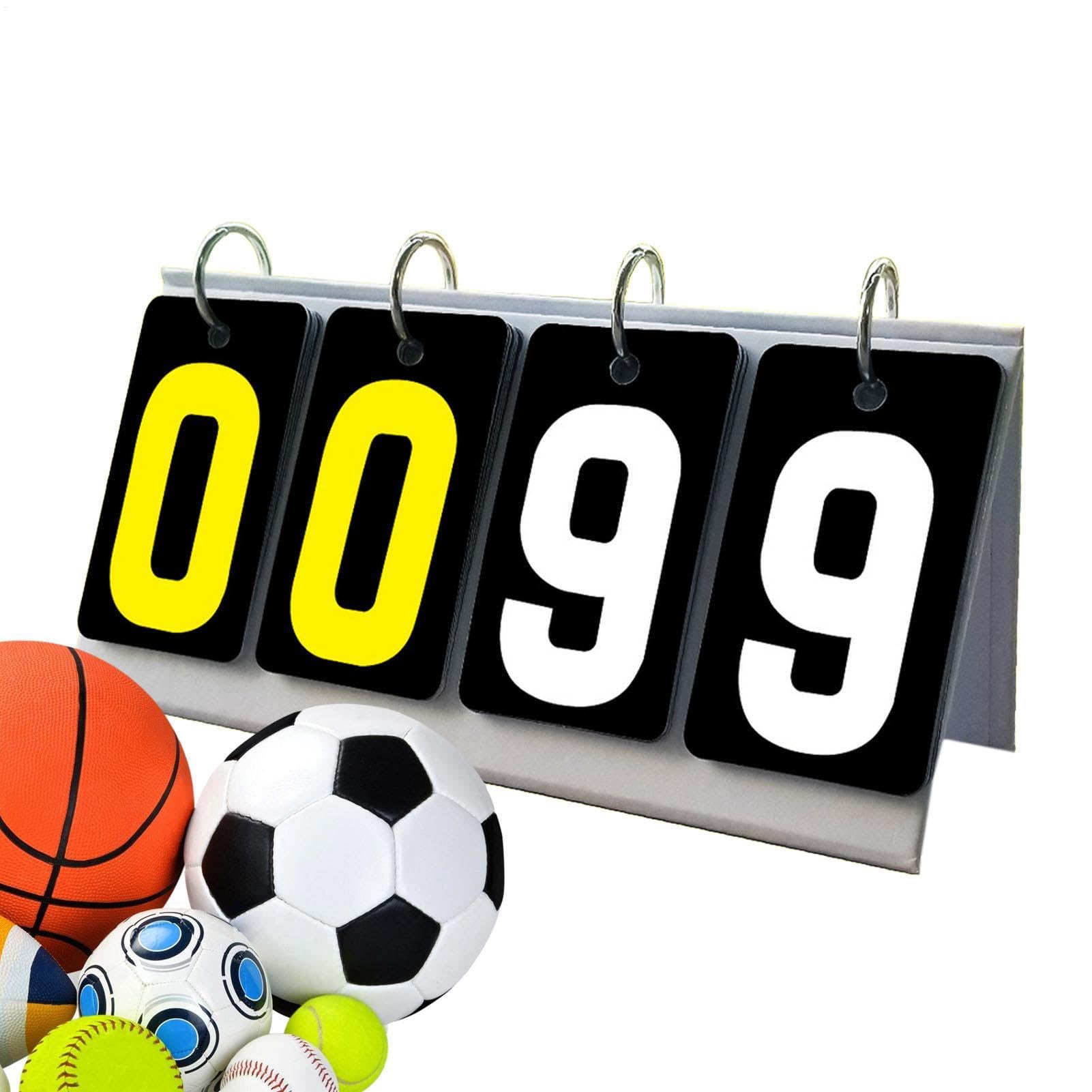 Genérico Segnapunti, supporto Flipper per visualizzare i numeri, tabellone punteggio digitale per basket, per baseball, calcio, pallavolo, competizioni all'aperto e palestra