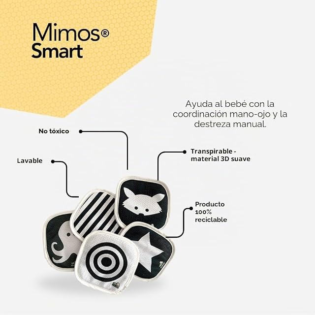 Foto 2 de 3 de Mimos Smart - Tarjetas Montessori Hechas de Material 3D. 100% reciclables. 1 Pack - 5 Unidades