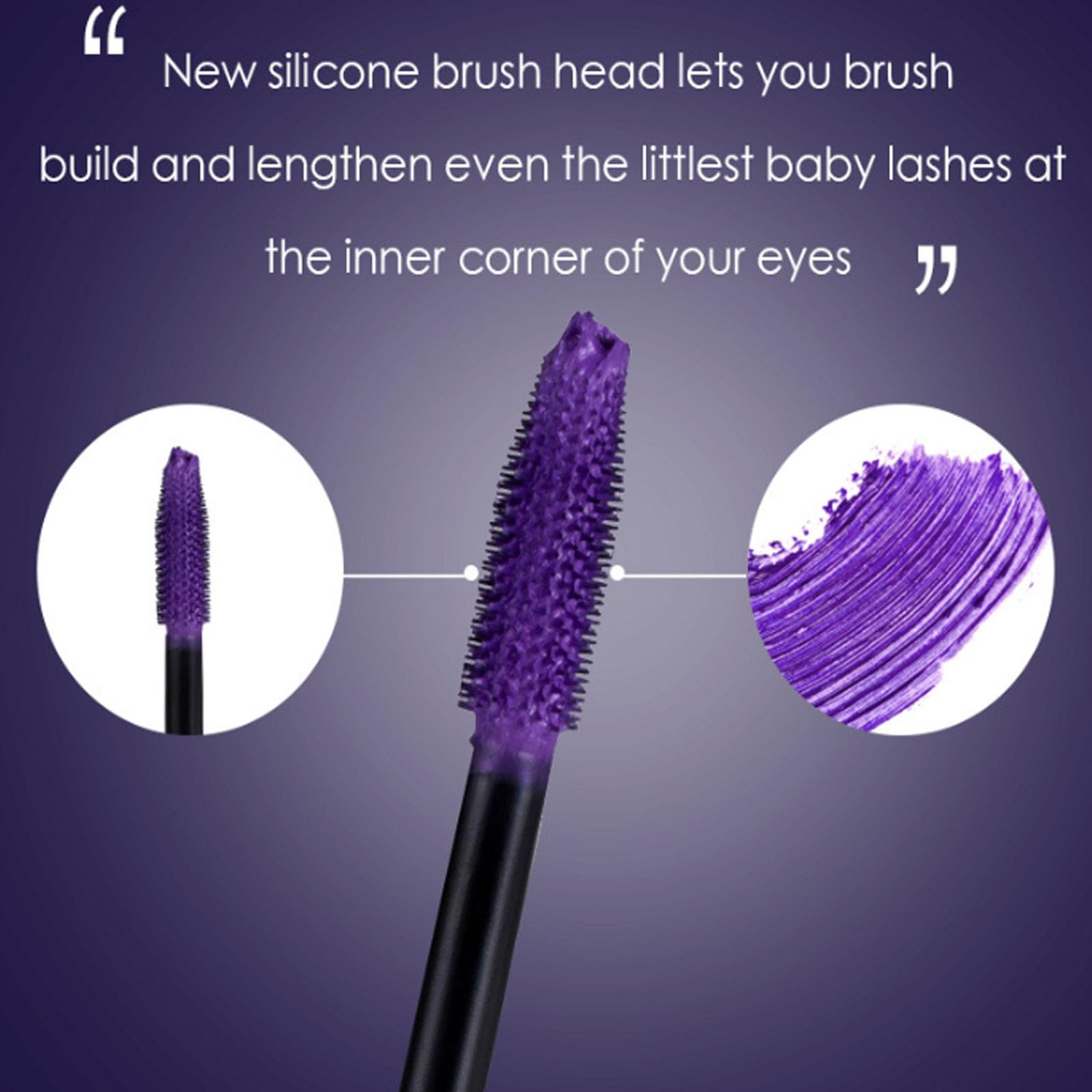 5D Silk Fiber Mascara for Older Women Waterproof, Long-Lasting, No Smudge, Telescopic High Lash Effect - Image 2